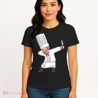 Chef Dabbing Chief Cook Culinary Sous Chef Cuisine Kitchen Women's T-Shirt thumb 4