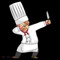 Chef Dabbing Chief Cook Culinary Sous Chef Cuisine Kitchen Women's T-Shirt thumb 6