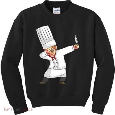 Chef Dabbing Chief Cook Culinary Sous Chef Cuisine Kitchen Kids Sweatshirt