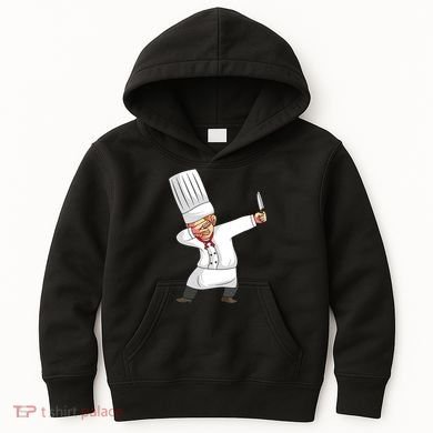 Chef Dabbing Chief Cook Culinary Sous Chef Cuisine Kitchen Kids Hoodie