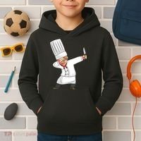 Chef Dabbing Chief Cook Culinary Sous Chef Cuisine Kitchen Kids Hoodie thumb 2