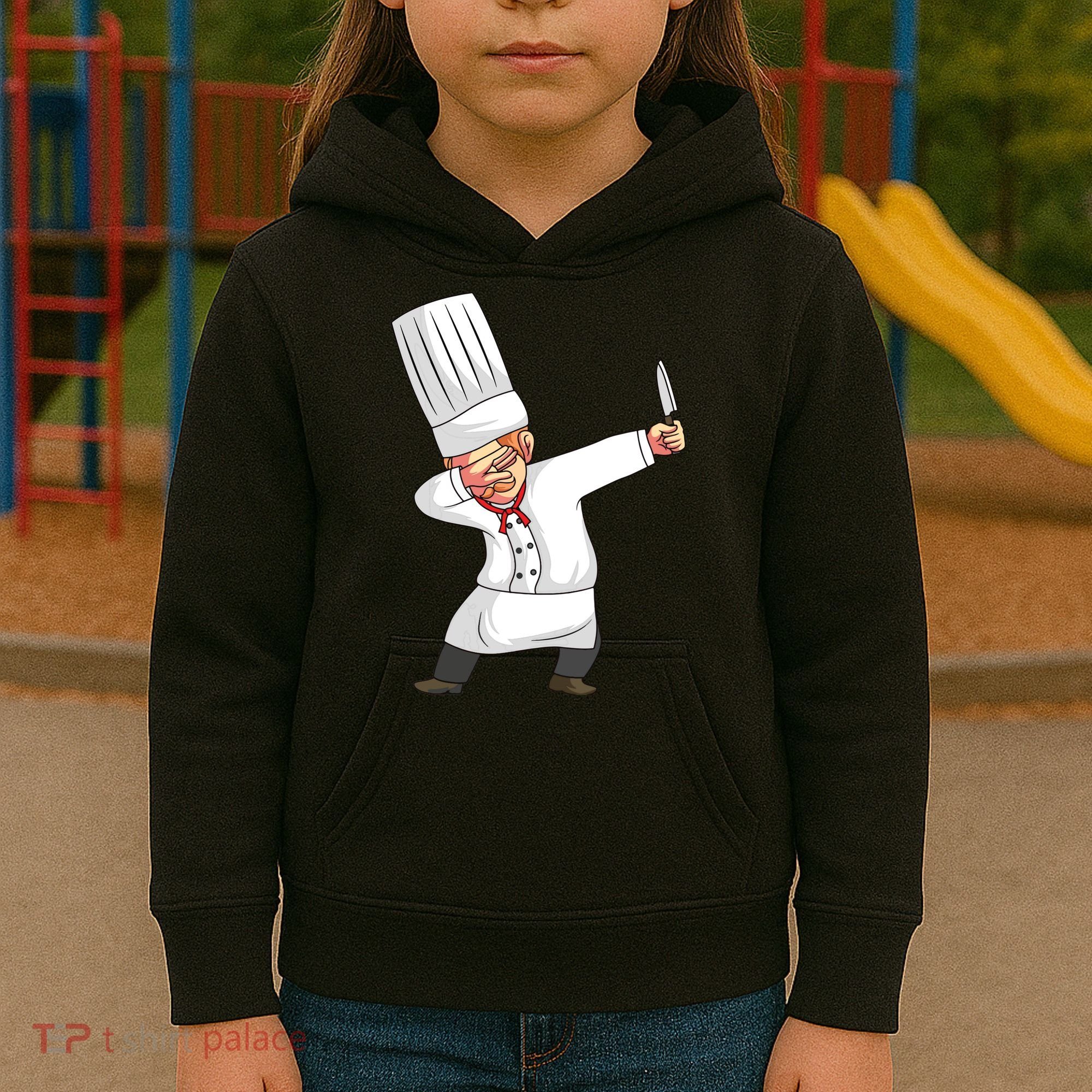 Chef Dabbing Chief Cook Culinary Sous Chef Cuisine Kitchen Kids Hoodie