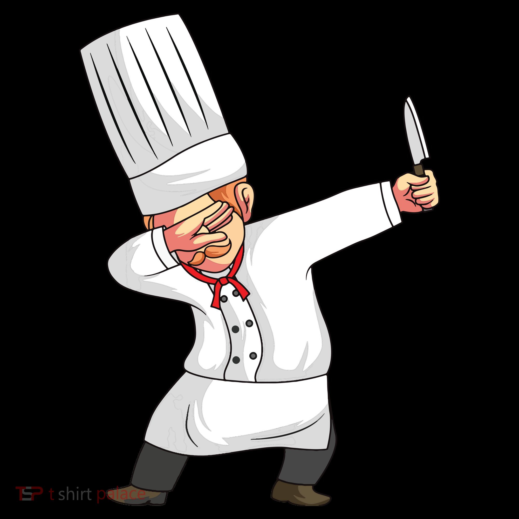 Chef Dabbing Chief Cook Culinary Sous Chef Cuisine Kitchen Kids Long Sleeve Shirt
