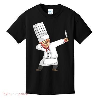 Chef Dabbing Chief Cook Culinary Sous Chef Cuisine Kitchen Kids T-Shirt