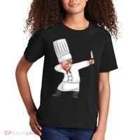 Chef Dabbing Chief Cook Culinary Sous Chef Cuisine Kitchen Kids T-Shirt thumb 2