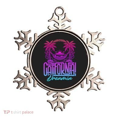 California Dreamin Colorful 1990s Retro Ornament