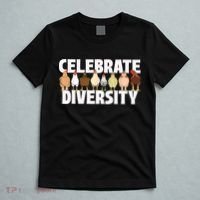 Celebrate Diversity Chicken Lover Farmyard Animal Lover T-Shirt thumb 5