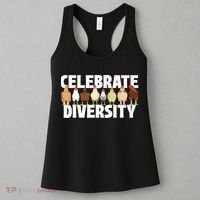 Celebrate Diversity Chicken Lover Farmyard Animal Lover Women's Tank Top thumb 3