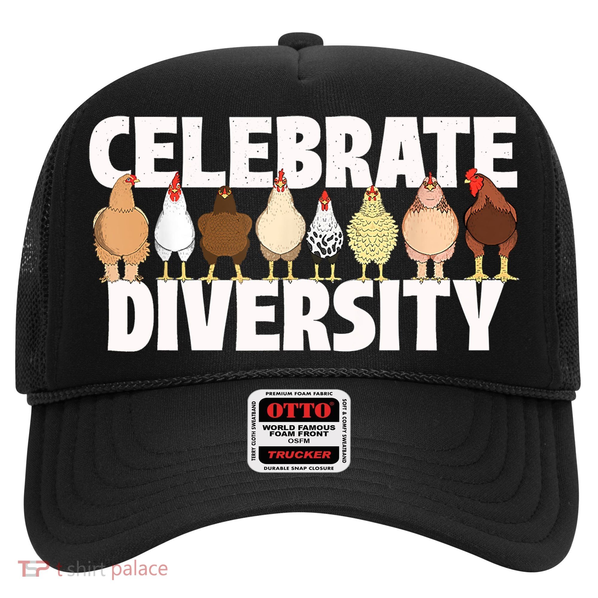 Celebrate Diversity Chicken Lover Farmyard Animal Lover Hat