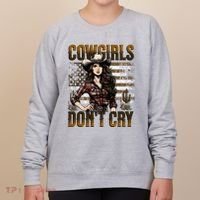 Cowgirls DonT Cry Women's Sweatshirt thumb 0