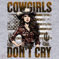 Cowgirls DonT Cry Women's Sweatshirt thumb 2
