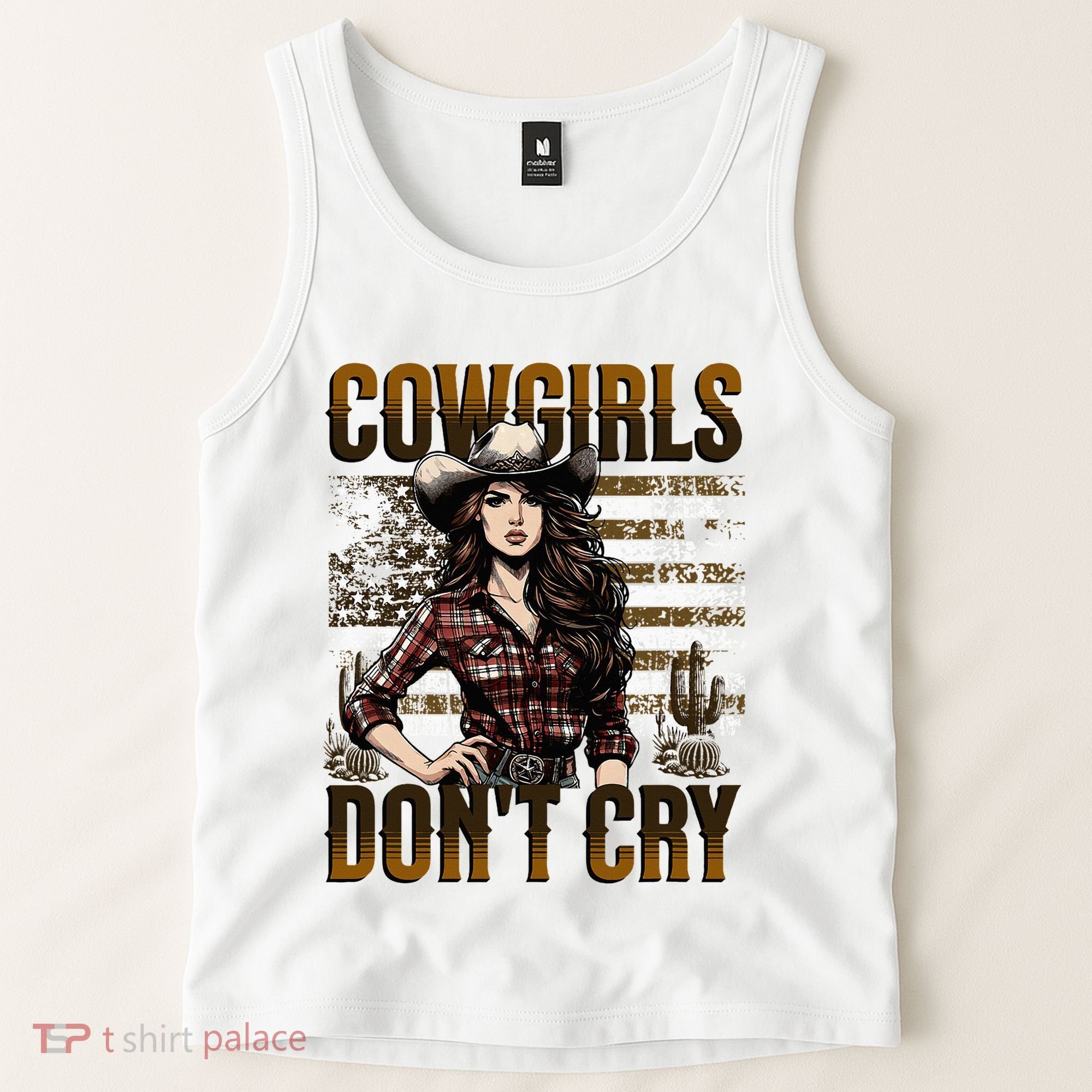 Cowgirls DonT Cry Tank Top