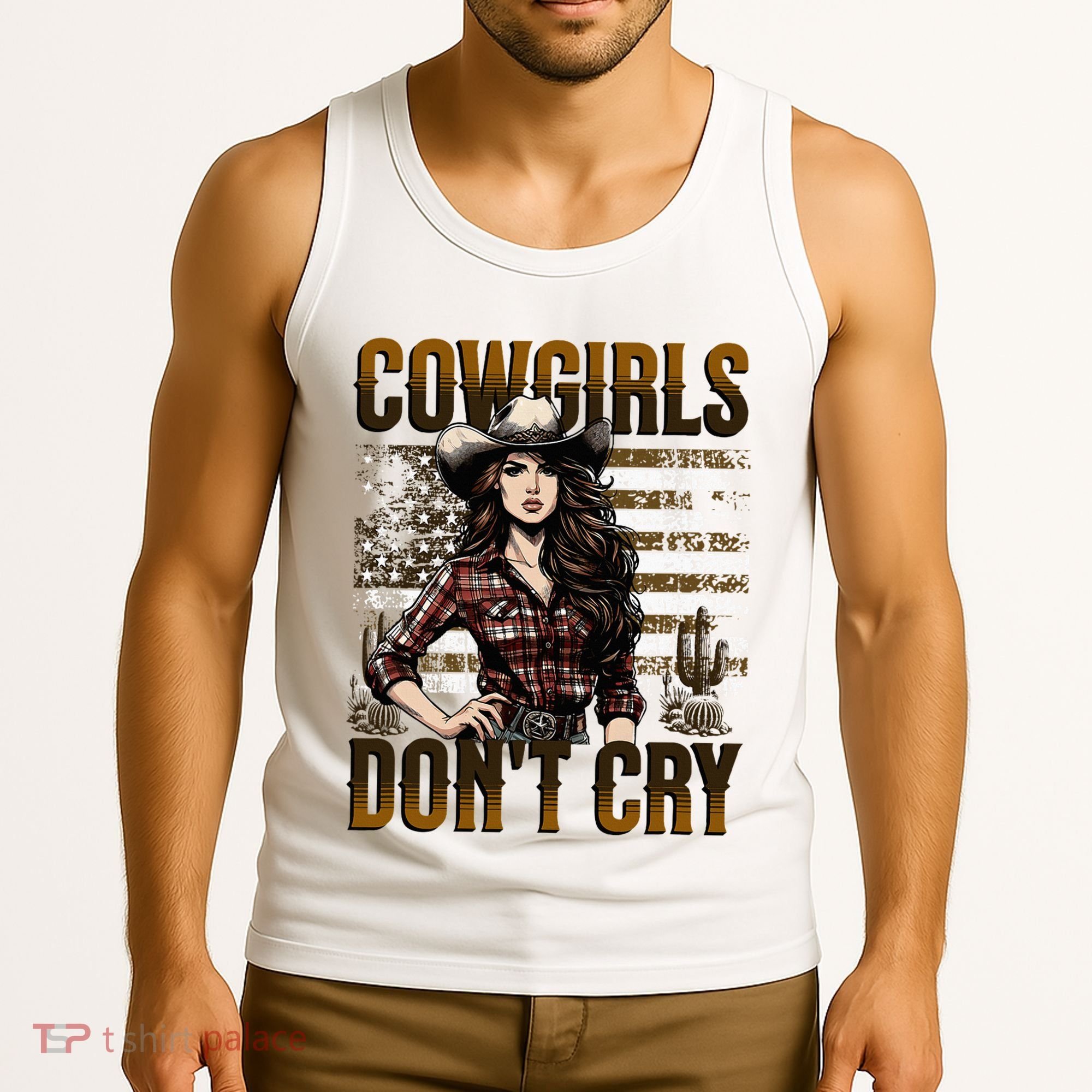 Cowgirls DonT Cry Tank Top