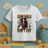 Cowgirls DonT Cry Toddler T-Shirt thumb 3