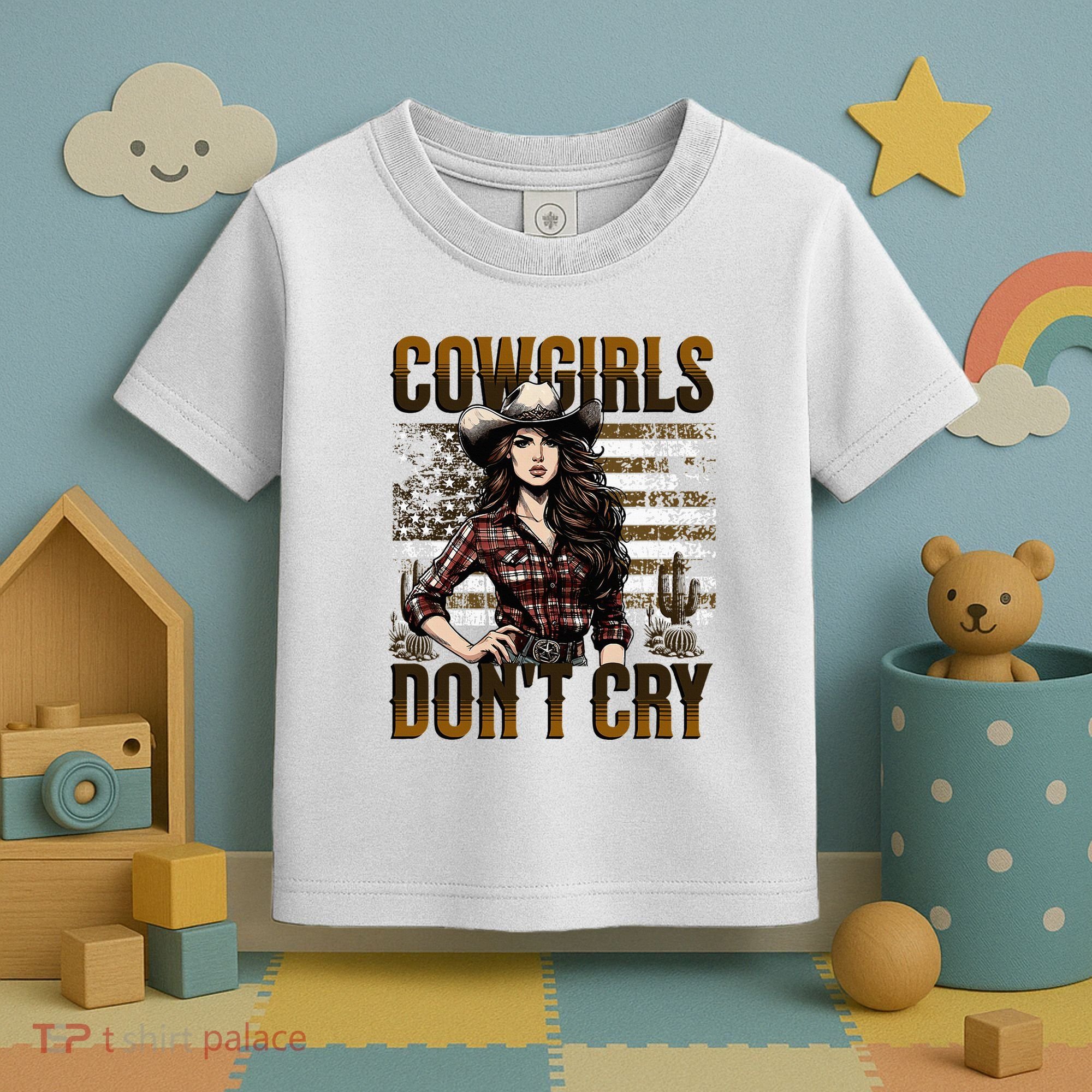 Cowgirls DonT Cry Toddler T-Shirt