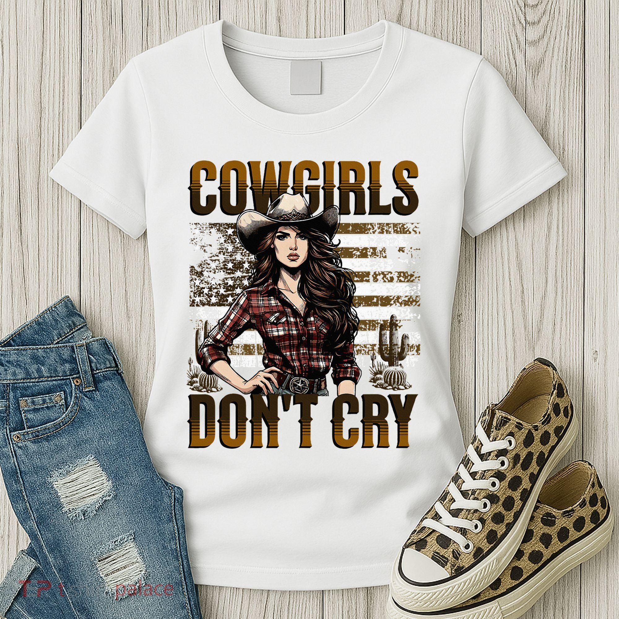 Cowgirls DonT Cry Women's T-Shirt