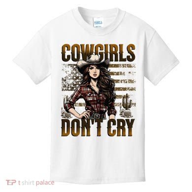 Cowgirls DonT Cry Kids T-Shirt