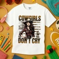 Cowgirls DonT Cry Kids T-Shirt thumb 3