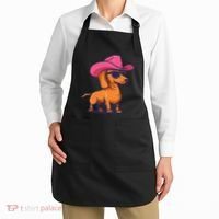 Cute Dachshund Cowboy Hat Wiener Sausage Dog Puppy Apron thumb 2