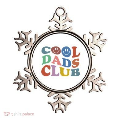 Cool Dads Club Funny Smile Colorful Father's Day Ornament