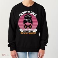Crypto Diva, Crypto Mom, Plan B, HODL Bitcoin, Blockchain, Crypto Queen Women's Sweatshirt thumb 0