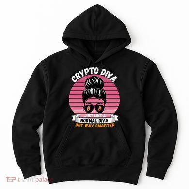 Crypto Diva, Crypto Mom, Plan B, HODL Bitcoin, Blockchain, Crypto Queen Hoodie
