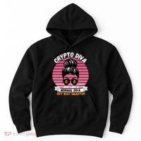 Crypto Diva, Crypto Mom, Plan B, HODL Bitcoin, Blockchain, Crypto Queen Hoodie thumb 0