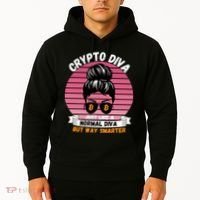 Crypto Diva, Crypto Mom, Plan B, HODL Bitcoin, Blockchain, Crypto Queen Hoodie thumb 2