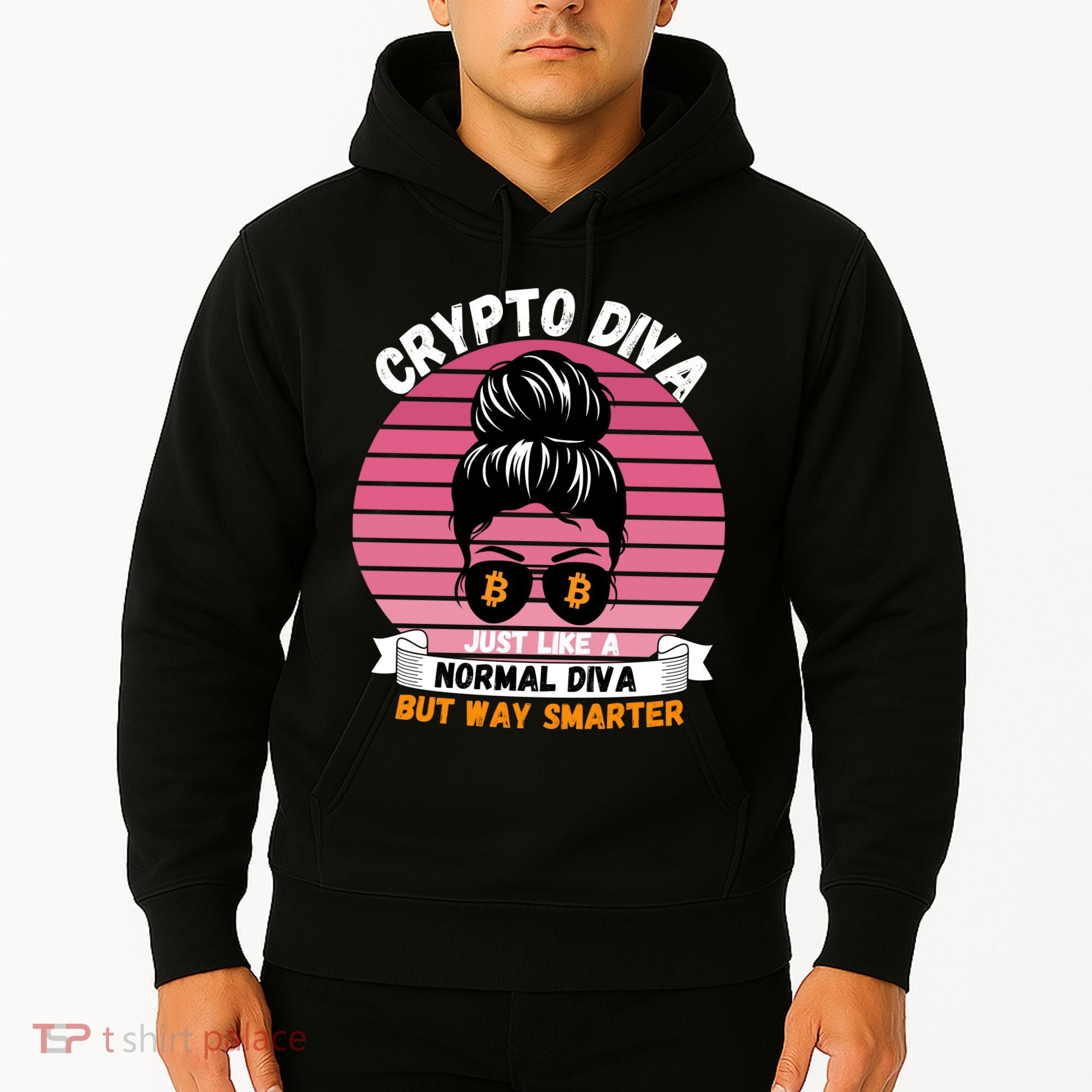 Crypto Diva, Crypto Mom, Plan B, HODL Bitcoin, Blockchain, Crypto Queen Hoodie