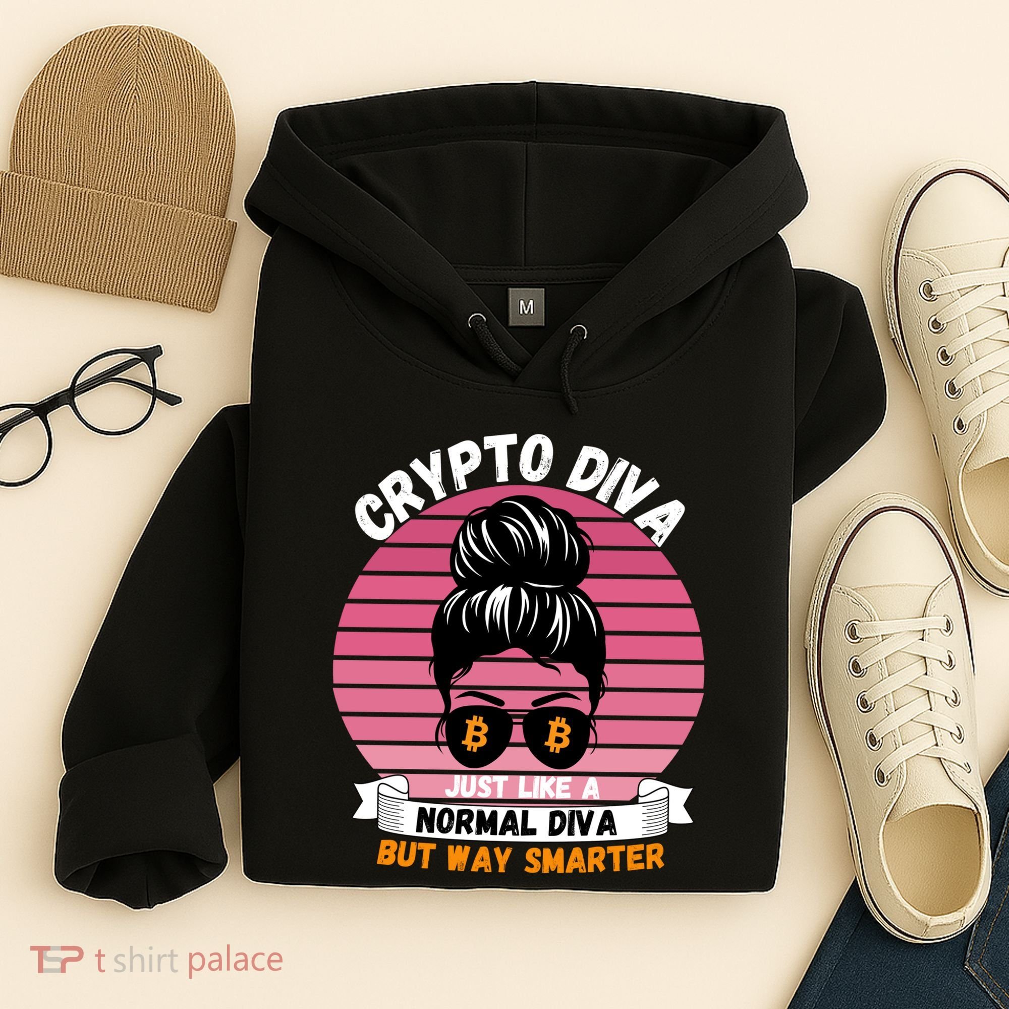 Crypto Diva, Crypto Mom, Plan B, HODL Bitcoin, Blockchain, Crypto Queen Hoodie