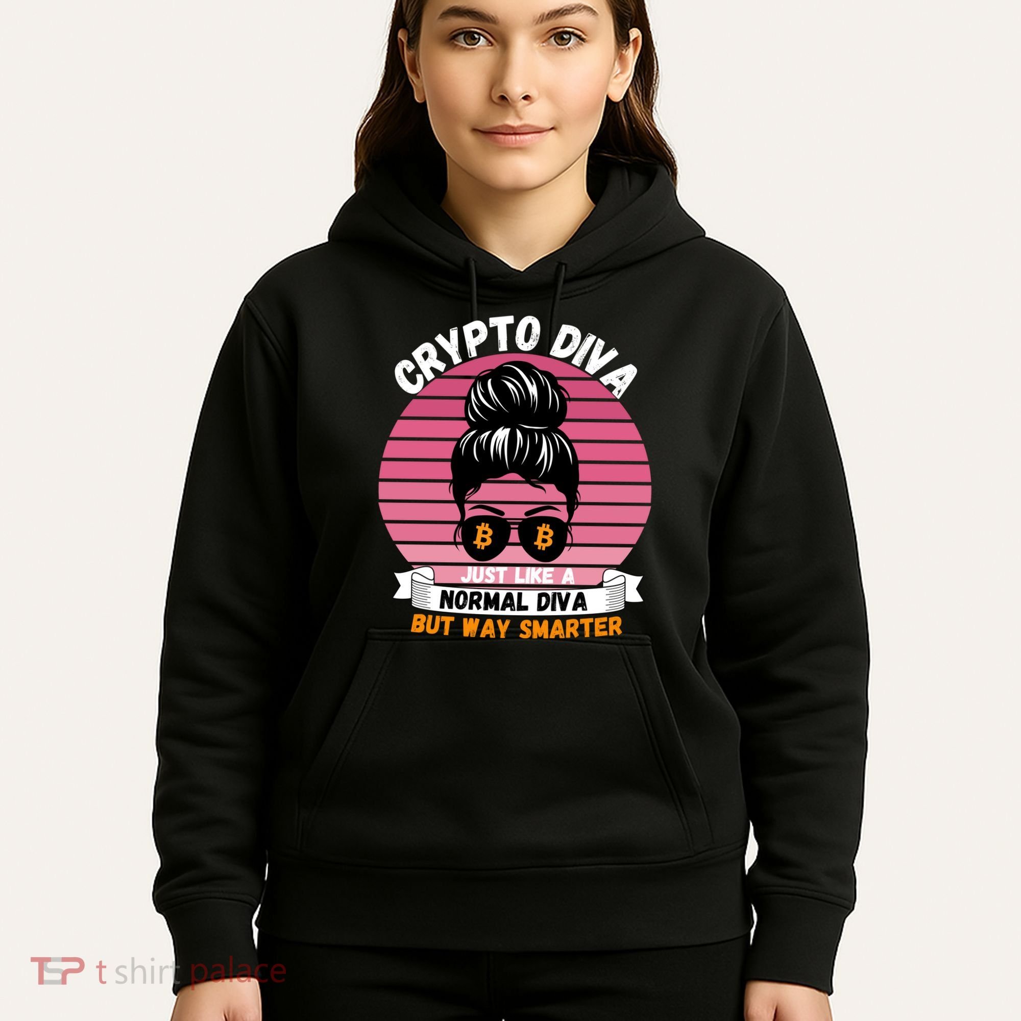 Crypto Diva, Crypto Mom, Plan B, HODL Bitcoin, Blockchain, Crypto Queen Hoodie