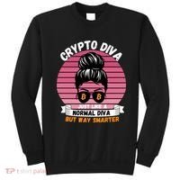 Crypto Diva, Crypto Mom, Plan B, HODL Bitcoin, Blockchain, Crypto Queen Sweatshirt thumb 0