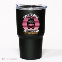 Crypto Diva, Crypto Mom, Plan B, HODL Bitcoin, Blockchain, Crypto Queen Tumbler thumb 0