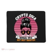 Crypto Diva, Crypto Mom, Plan B, HODL Bitcoin, Blockchain, Crypto Queen Mousepad thumb 0