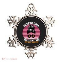Crypto Diva, Crypto Mom, Plan B, HODL Bitcoin, Blockchain, Crypto Queen Ornament thumb 0