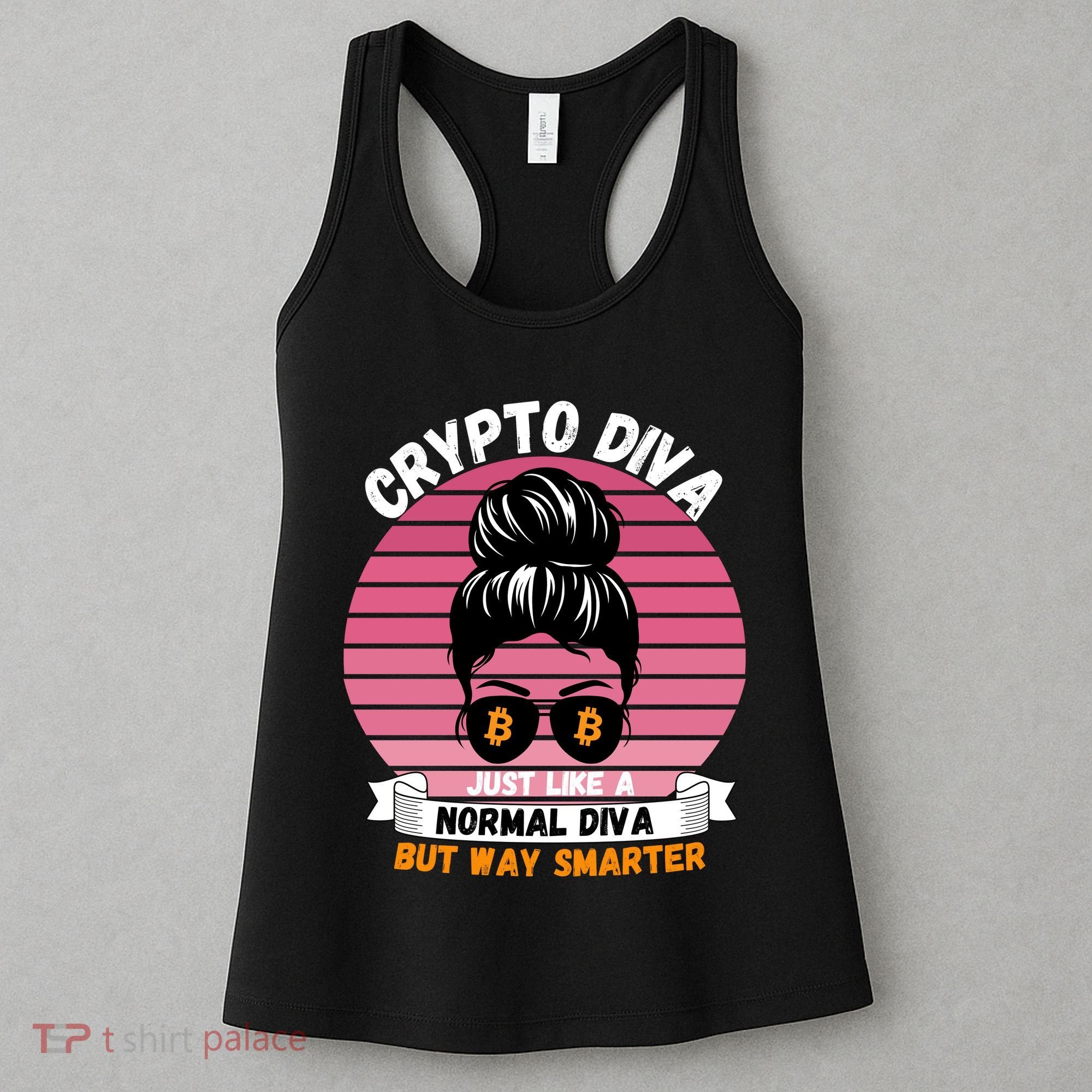 Crypto Diva, Crypto Mom, Plan B, HODL Bitcoin, Blockchain, Crypto Queen Women's Tank Top
