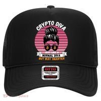 Crypto Diva, Crypto Mom, Plan B, HODL Bitcoin, Blockchain, Crypto Queen Hat thumb 0