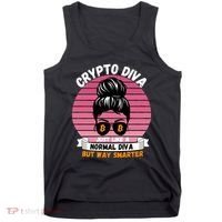 Crypto Diva, Crypto Mom, Plan B, HODL Bitcoin, Blockchain, Crypto Queen Tank Top thumb 0