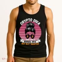 Crypto Diva, Crypto Mom, Plan B, HODL Bitcoin, Blockchain, Crypto Queen Tank Top thumb 3