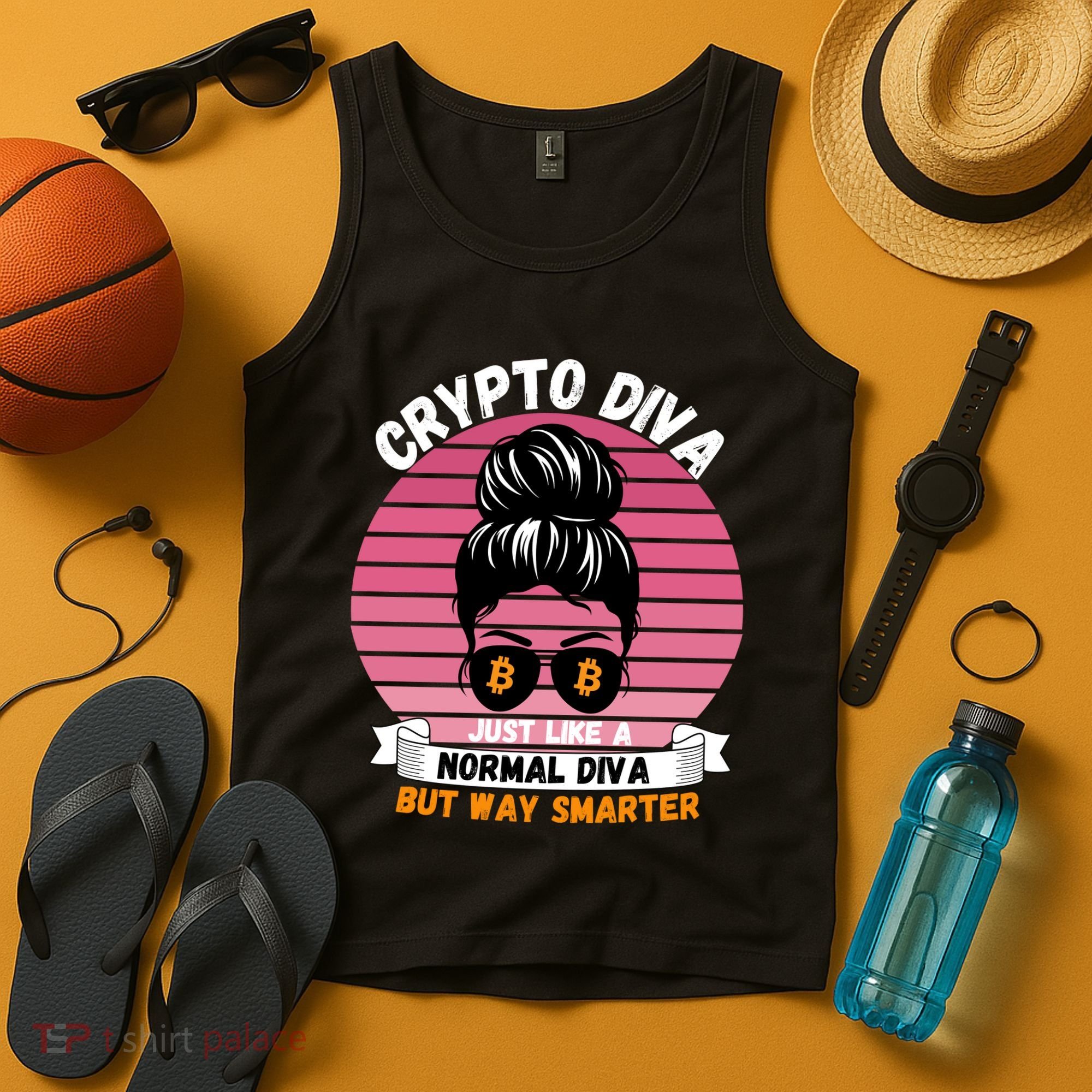 Crypto Diva, Crypto Mom, Plan B, HODL Bitcoin, Blockchain, Crypto Queen Tank Top
