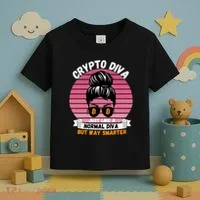 Crypto Diva, Crypto Mom, Plan B, HODL Bitcoin, Blockchain, Crypto Queen Toddler T-Shirt thumb 3