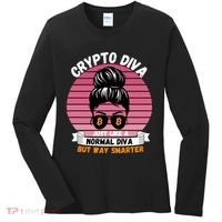Crypto Diva, Crypto Mom, Plan B, HODL Bitcoin, Blockchain, Crypto Queen Women's Long Sleeve Shirt thumb 0