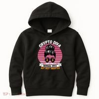 Crypto Diva, Crypto Mom, Plan B, HODL Bitcoin, Blockchain, Crypto Queen Kids Hoodie thumb 0