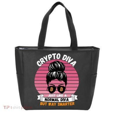 Crypto Diva, Crypto Mom, Plan B, HODL Bitcoin, Blockchain, Crypto Queen Tote Bag