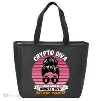 Crypto Diva, Crypto Mom, Plan B, HODL Bitcoin, Blockchain, Crypto Queen Tote Bag thumb 0