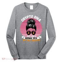 Crypto Diva, Crypto Mom, Plan B, HODL Bitcoin, Blockchain, Crypto Queen Long Sleeve Shirt thumb 0