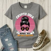 Crypto Diva, Crypto Mom, Plan B, HODL Bitcoin, Blockchain, Crypto Queen Women's T-Shirt thumb 3