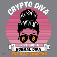 Crypto Diva, Crypto Mom, Plan B, HODL Bitcoin, Blockchain, Crypto Queen Women's T-Shirt thumb 6