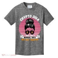Crypto Diva, Crypto Mom, Plan B, HODL Bitcoin, Blockchain, Crypto Queen Kids T-Shirt thumb 0