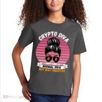 Crypto Diva, Crypto Mom, Plan B, HODL Bitcoin, Blockchain, Crypto Queen Kids T-Shirt thumb 2
